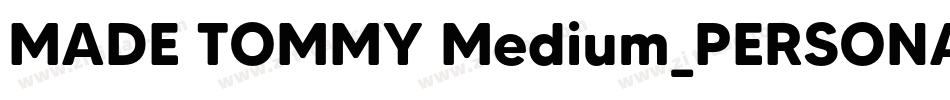 MADE TOMMY Medium_PERSONAL USE字体转换